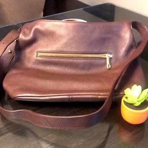 Talbots brown soft leather purse